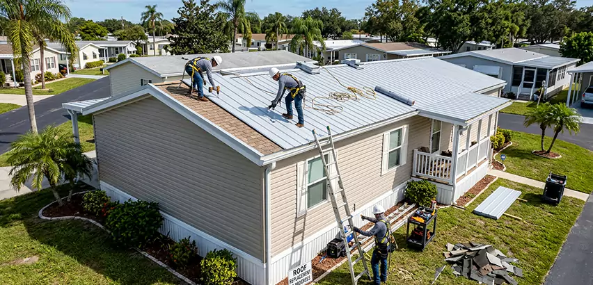 Mobile Home Metal Roof Replacement in La Mesa