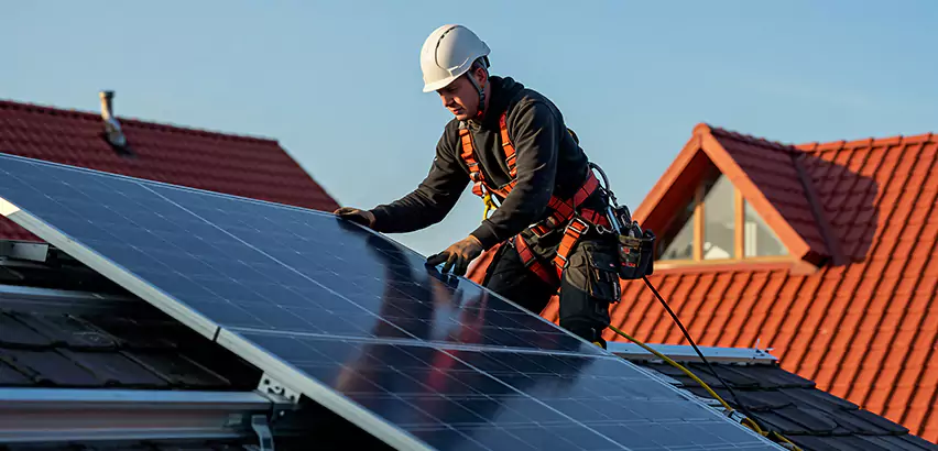 Solar Panels on Steel Roof Installation in La Mesa