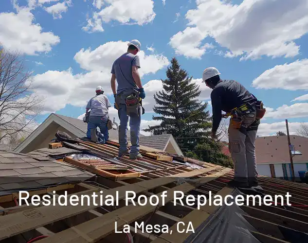  Residential Roof Replacement La Mesa, CA