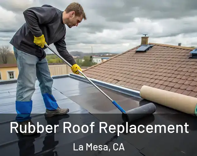  Rubber Roof Replacement La Mesa, CA