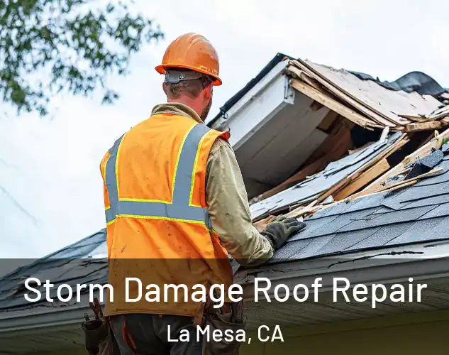  Storm Damage Roof Repair La Mesa, CA