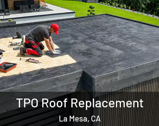  TPO Roof Replacement La Mesa, CA